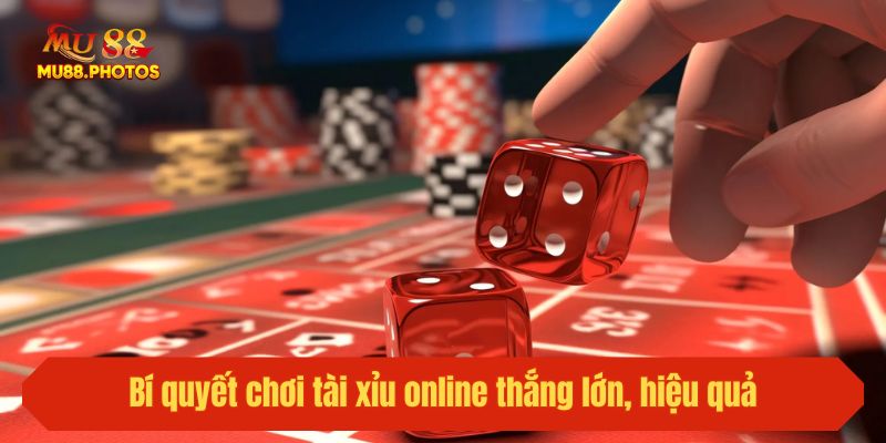 Bí quyết chơi tài xỉu online thắng lớn, hiệu quả