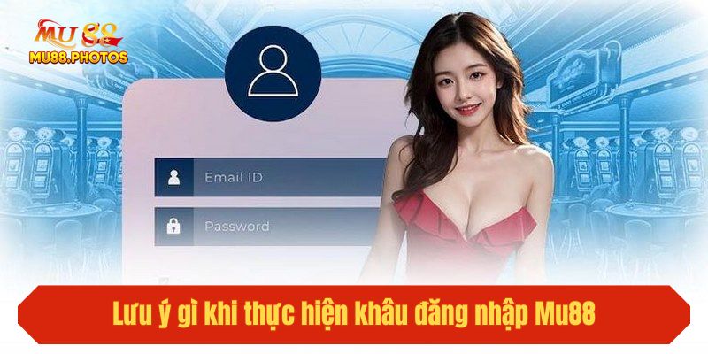 Lưu ý gì khi thực hiện khâu đăng nhập Mu88